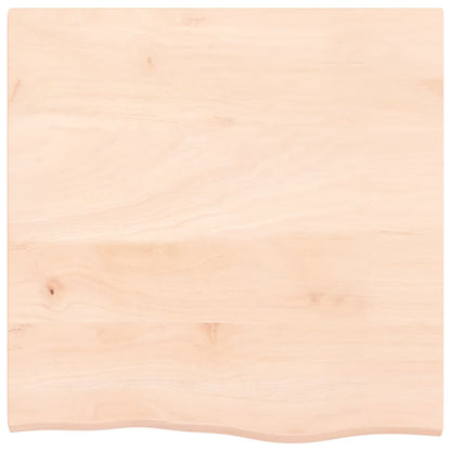Étagère murale 60x60x2 cm bois de chêne massif non traité