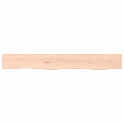 Étagère murale 80x10x2 cm bois de chêne massif non traité