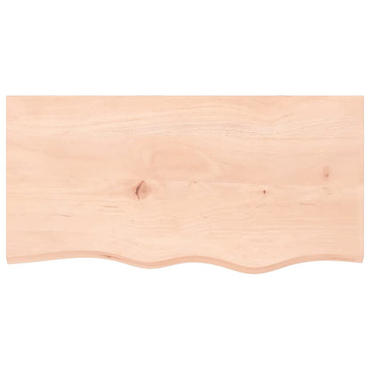 Étagère murale 80x40x2 cm bois de chêne massif non traité