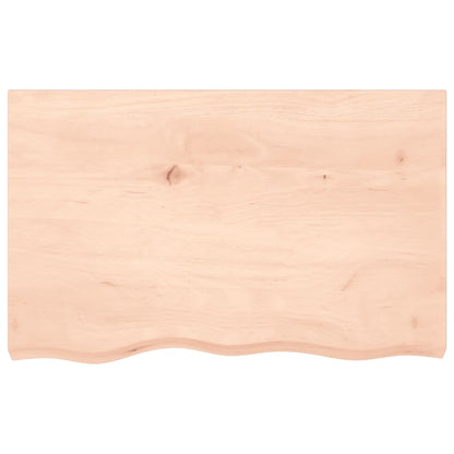 Étagère murale 80x50x2 cm bois de chêne massif non traité