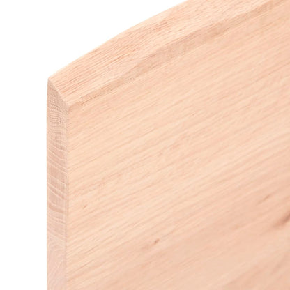 Étagère murale 80x50x2 cm bois de chêne massif non traité