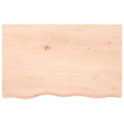 Étagère murale 80x50x(2-4)cm bois de chêne massif non traité