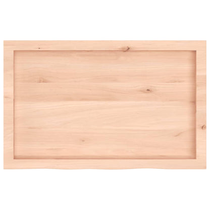 Étagère murale 80x50x(2-4)cm bois de chêne massif non traité
