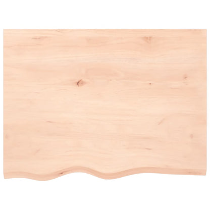 Étagère murale 80x60x2 cm bois de chêne massif non traité