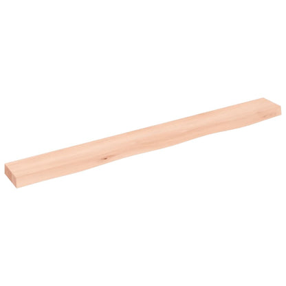 Étagère murale 100x10x4 cm bois de chêne massif non traité