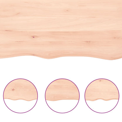 Étagère murale 100x30x2 cm bois de chêne massif non traité