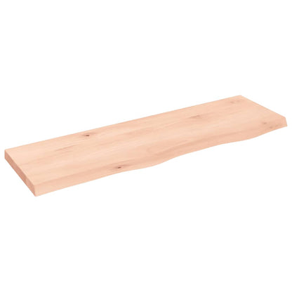 Étagère murale 100x30x(2-4) cm bois de chêne massif non traité