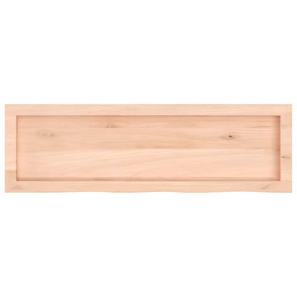 Étagère murale 100x30x(2-6) cm bois de chêne massif non traité