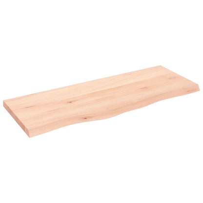 Étagère murale 100x40x(2-4) cm bois de chêne massif non traité