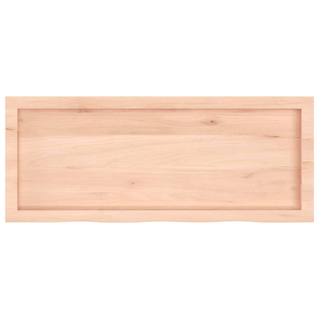 Étagère murale 100x40x(2-4) cm bois de chêne massif non traité
