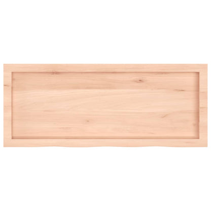 Étagère murale 100x40x(2-4) cm bois de chêne massif non traité