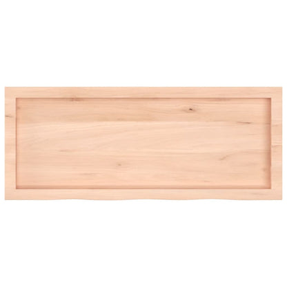 Étagère murale 100x40x(2-6) cm bois de chêne massif non traité
