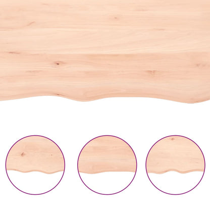 Étagère murale 100x50x(2-4) cm bois de chêne massif non traité