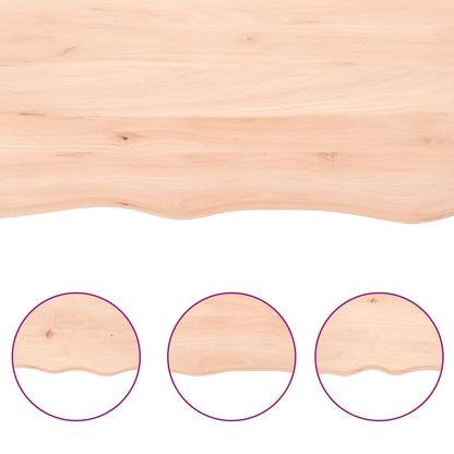 Étagère murale 100x60x(2-4) cm bois de chêne massif non traité