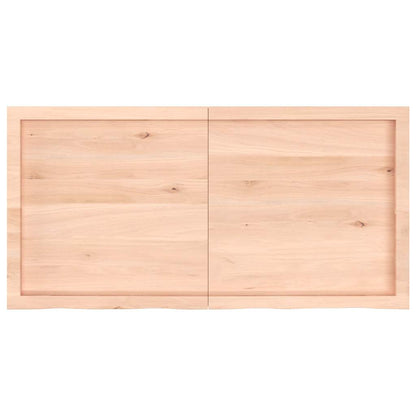 Étagère murale 120x60x(2-4) cm bois de chêne massif non traité