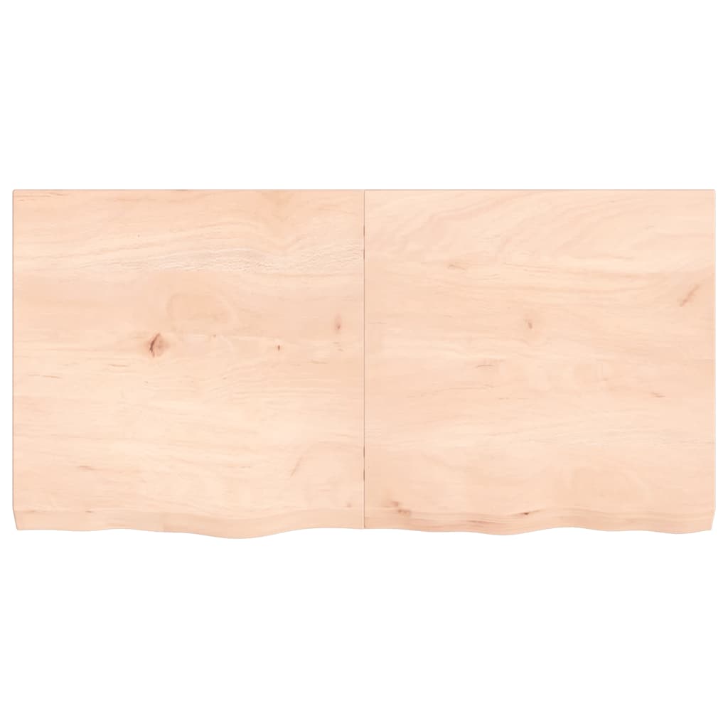 Étagère murale 120x60x(2-6) cm bois de chêne massif non traité