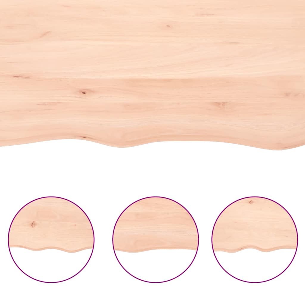 Étagère murale 120x60x(2-6) cm bois de chêne massif non traité