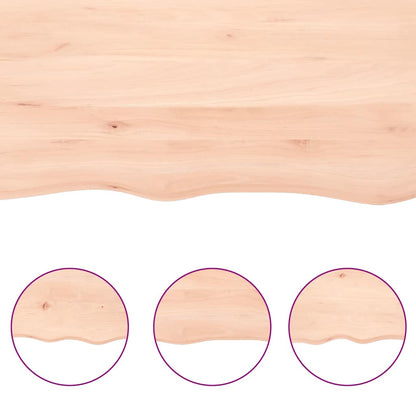 Étagère murale 120x60x(2-6) cm bois de chêne massif non traité