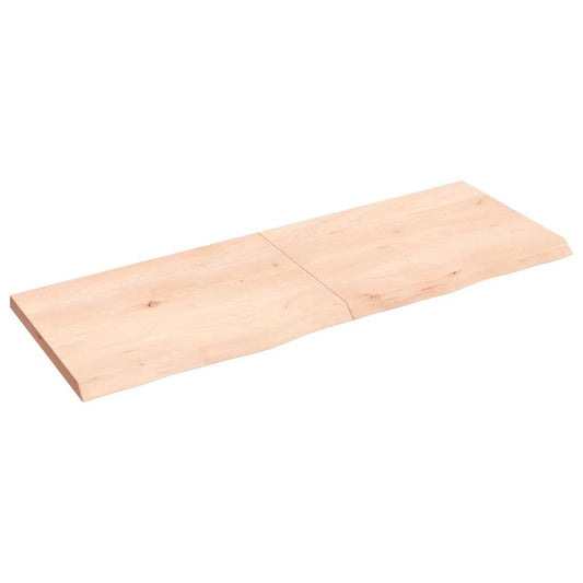 Étagère murale 140x50x(2-4) cm bois de chêne massif non traité