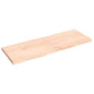 Étagère murale 140x50x(2-4) cm bois de chêne massif non traité