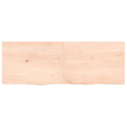 Étagère murale 140x50x(2-4) cm bois de chêne massif non traité