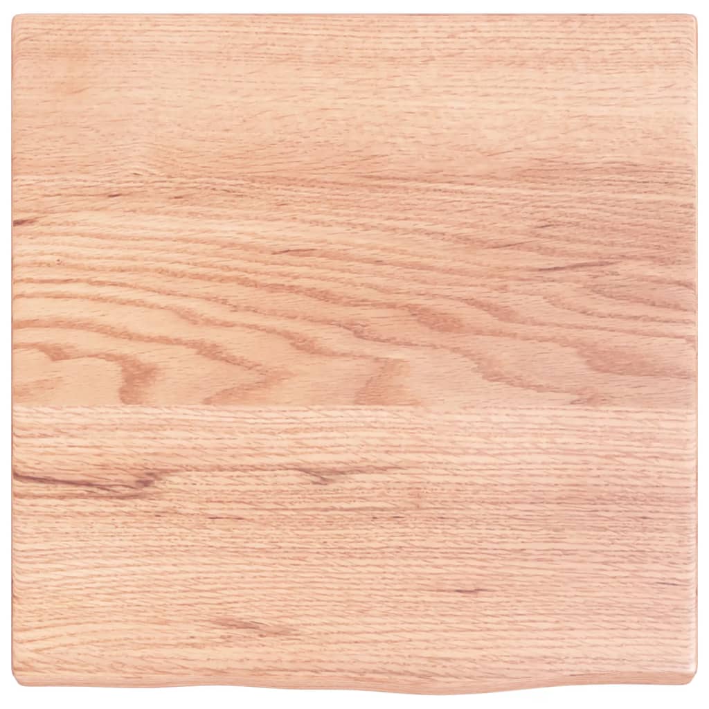 Étagère murale marron clair 40x40x2 cm bois chêne massif traité
