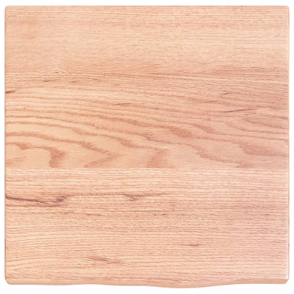 Étagère murale marron clair 40x40x2 cm bois chêne massif traité