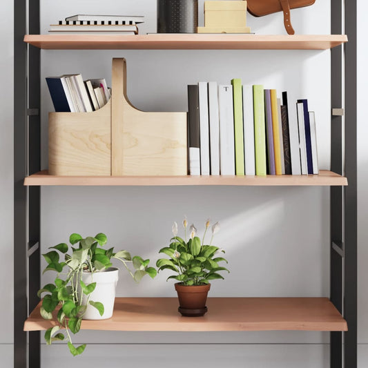 Étagère murale marron clair 80x40x2 cm bois chêne massif traité