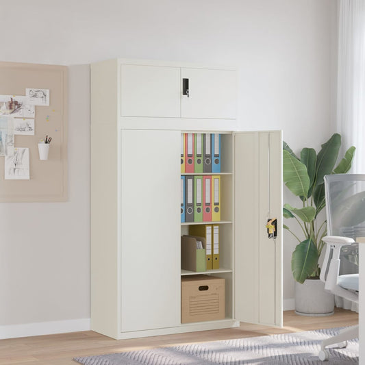 Classeur blanc 90x40x180 cm acier