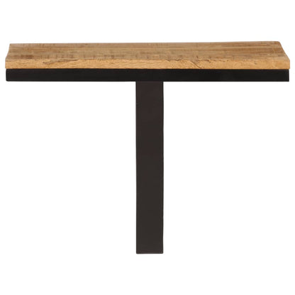 Étagère murale 40x30x32 cm bois massif de manguier et fer