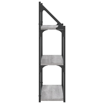Étagère murale 3 niveaux sonoma gris 60x21x78,5 cm