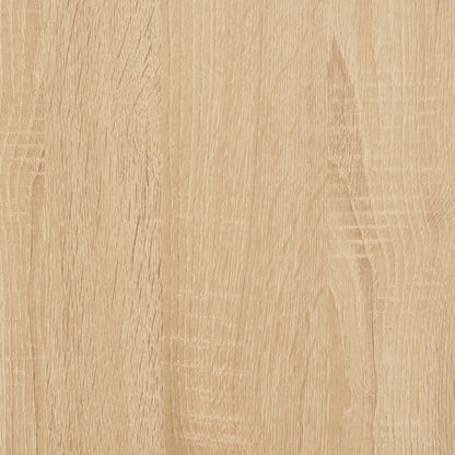 Table console chêne sonoma 140x29x75 cm bois d'ingénierie
