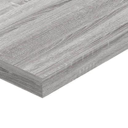 Étagères murales 4 pcs sonoma gris 40x10x1,5 cm bois ingénierie