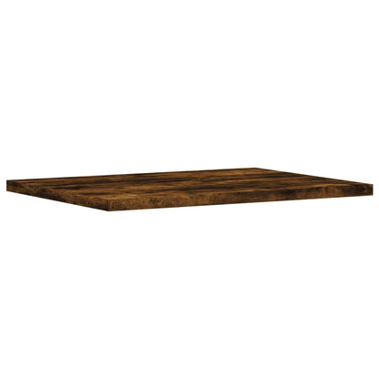 Étagères murales 4 pcs chêne fumé 40x30x1,5cm bois d'ingénierie