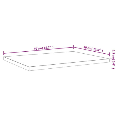 Étagères murales 4 pcs sonoma gris 40x30x1,5 cm bois ingénierie