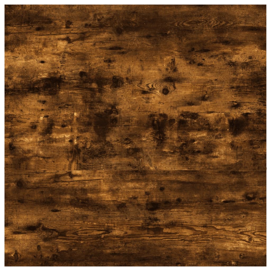 Étagères murales 4 pcs chêne fumé 40x40x1,5cm bois d'ingénierie