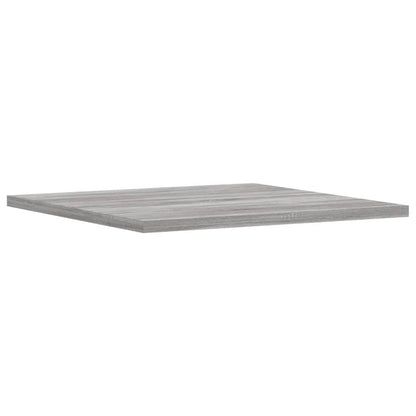 Étagères murales 4 pcs sonoma gris 40x40x1,5 cm bois ingénierie