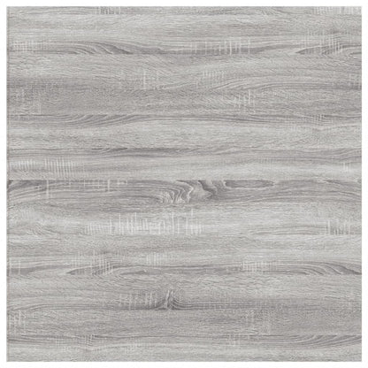 Étagères murales 4 pcs sonoma gris 40x40x1,5 cm bois ingénierie