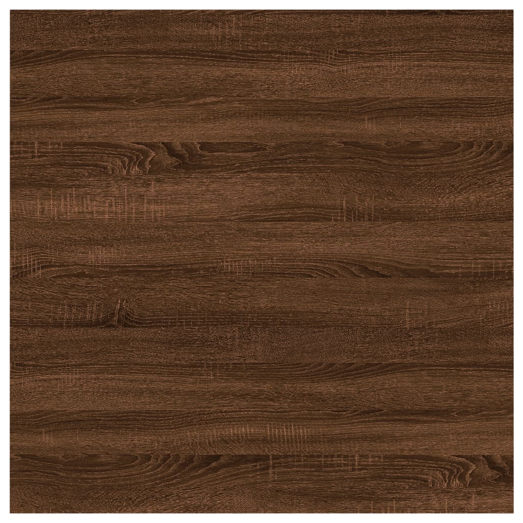 Étagères murales 4 pcs chêne marron 40x40x1,5cm bois ingénierie