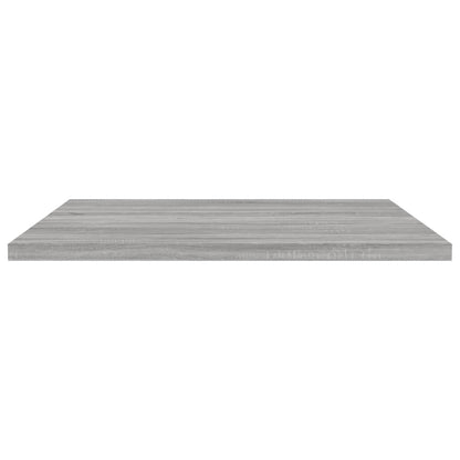 Étagères murales 4 pcs sonoma gris 40x50x1,5 cm bois ingénierie