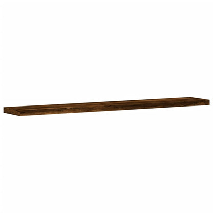 Étagères murales 4 pcs chêne fumé 60x10x1,5cm bois d'ingénierie