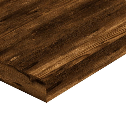 Étagères murales 4 pcs chêne fumé 60x10x1,5cm bois d'ingénierie