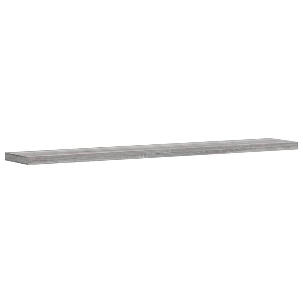 Étagères murales 4 pcs sonoma gris 60x10x1,5 cm bois ingénierie