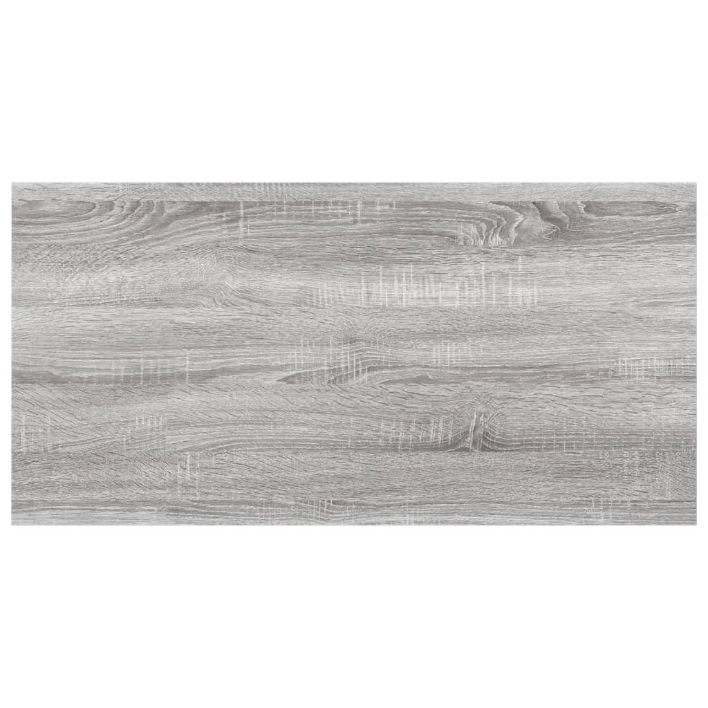 Étagères murales 4 pcs sonoma gris 60x20x1,5 cm bois ingénierie