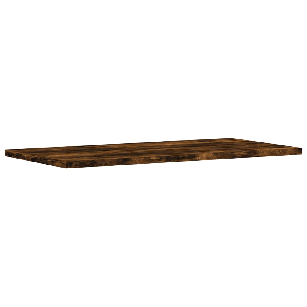 Étagères murales 4 pcs chêne fumé 60x30x1,5cm bois d'ingénierie