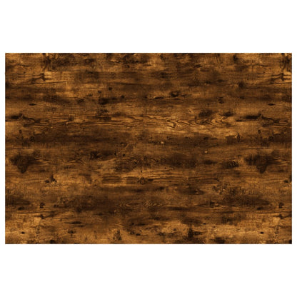 Étagères murales 4 pcs chêne fumé 60x40x1,5cm bois d'ingénierie