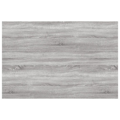 Étagères murales 4 pcs sonoma gris 60x40x1,5 cm bois ingénierie