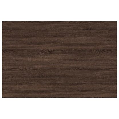 Étagères murales 4 pcs chêne marron 60x40x1,5cm bois ingénierie