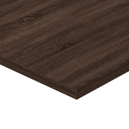Étagères murales 4 pcs chêne marron 60x40x1,5cm bois ingénierie