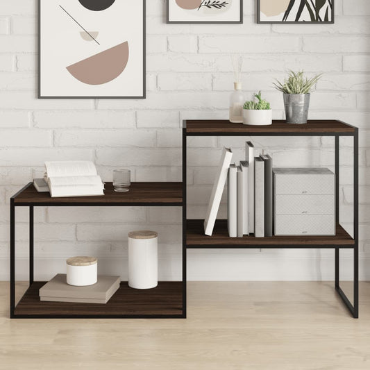 Étagères murales 4 pcs chêne marron 60x40x1,5cm bois ingénierie